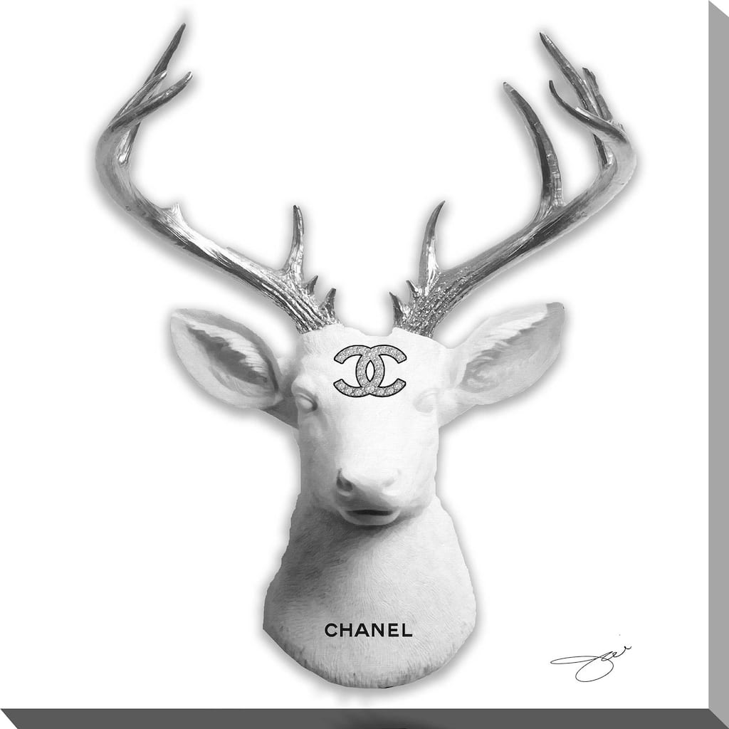 "C Deer" by Jodi Print on Canvas
