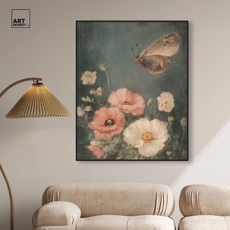 Shadowed Flutter II Canvas by Art Remedy