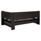preview thumbnail 22 of 43, Wood Platform Bed with L-shaped Bookcases and Drawers
