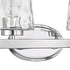 preview thumbnail 7 of 5, Acroma 6-light Modern Nickel Bathroom Vanity Light with Art Glass - 51 inches