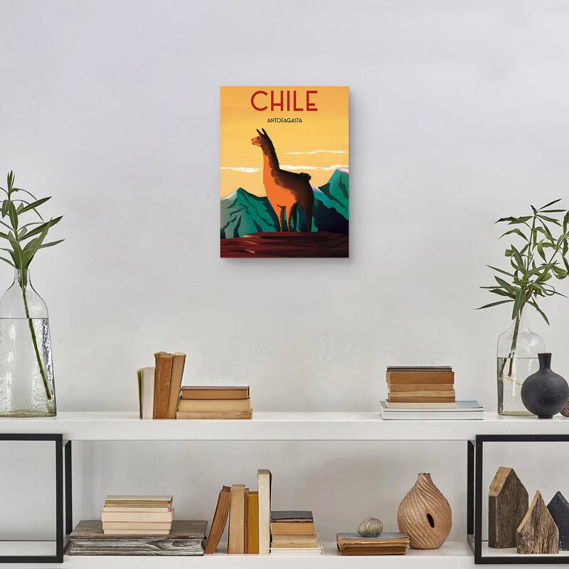 Chile Canvas Art Print