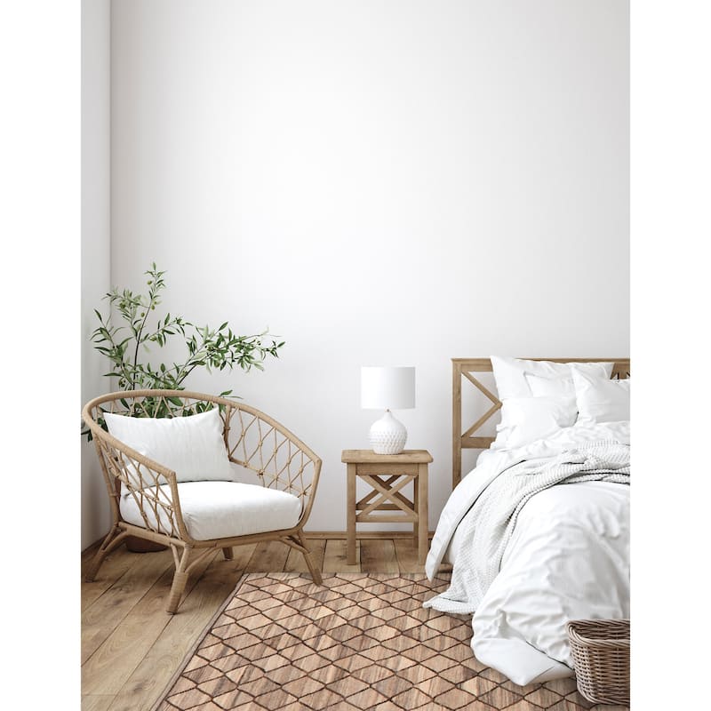 Sivas Taupe Kilim 5'0" x 6'8" - 5'0 x 6'8