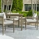 preview thumbnail 4 of 15, Uttermost Borneo White Outdoor Dining Chair
