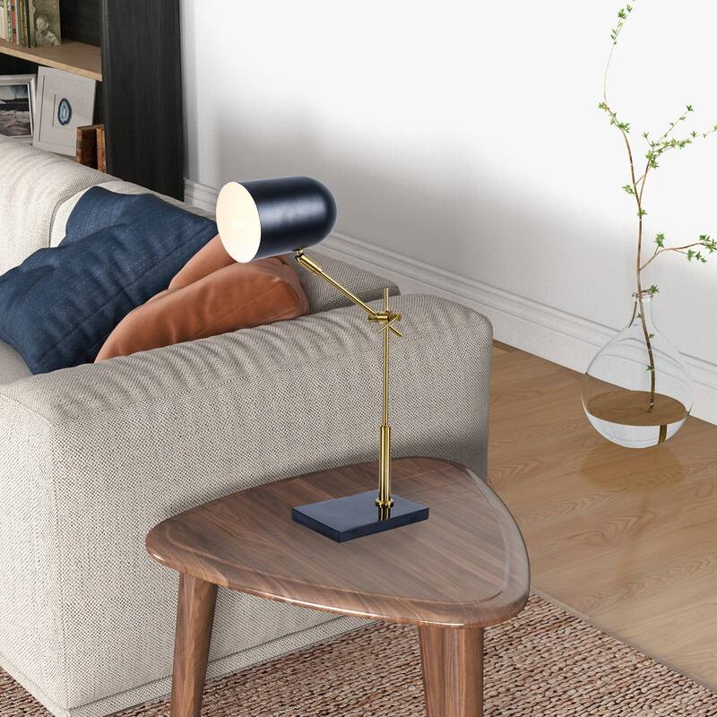 High Quality Hotel European Modern Bed Side nightstand Decorative Led Table/desk Lamp, Lumora Table Lamp - Black outer