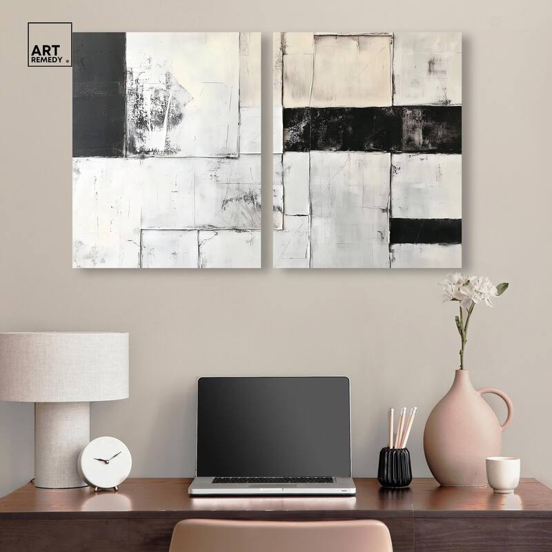 Midnight Canvas Set of 2 by Art Remedy, Gallery Wrapped