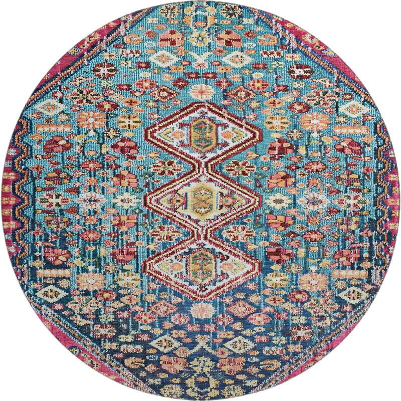 Premium Washable Super Soft Traditional Global Mayfield Rug