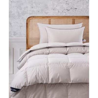 Brooks Brothers Goose Down Pillow - Silver