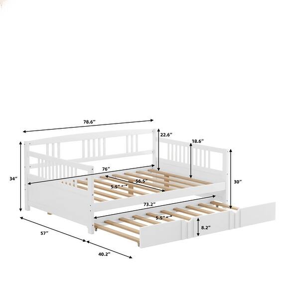 Full Size Daybed Wood Bed - Bed Bath & Beyond - 36288622
