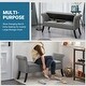 preview thumbnail 27 of 26, Yaheetech Modern Fabric Tufted Storage Bench with Cushioned Ottoman