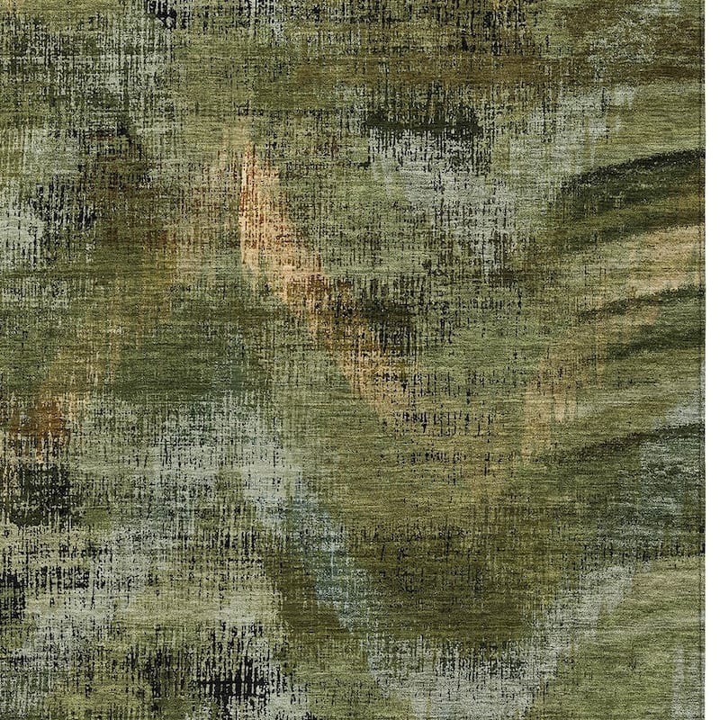 HomeRoots Abstract Transitional Rectangle Outdoor Rug
