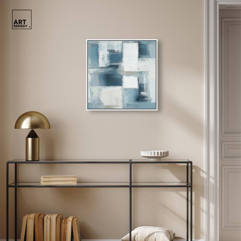 Deconstructed Blue I Canvas by Art Remedy