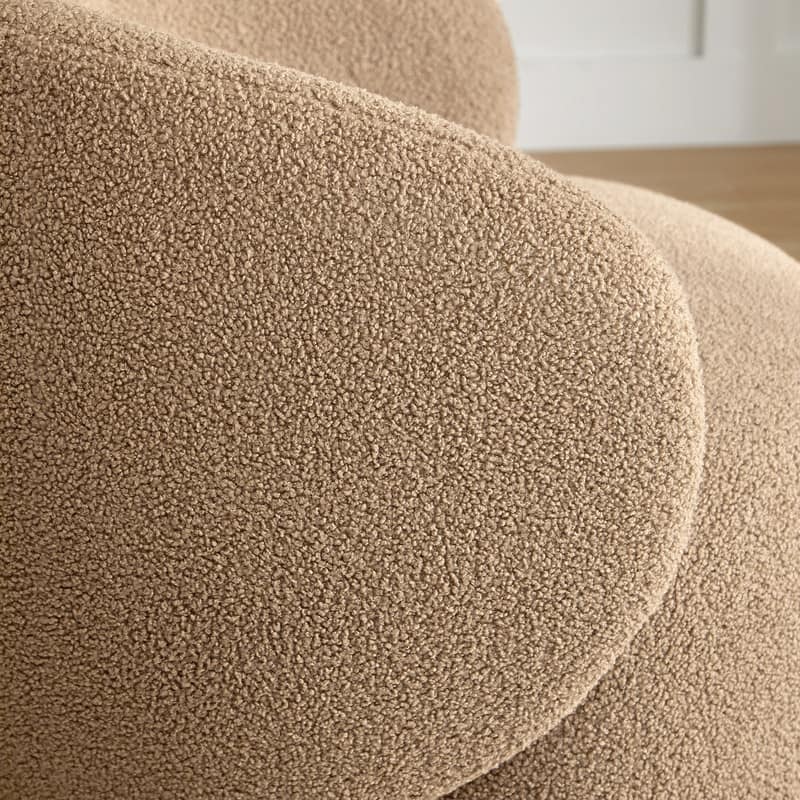 Spruce & Spring Ariel Upholstered Swivel Accent Chair Fabric