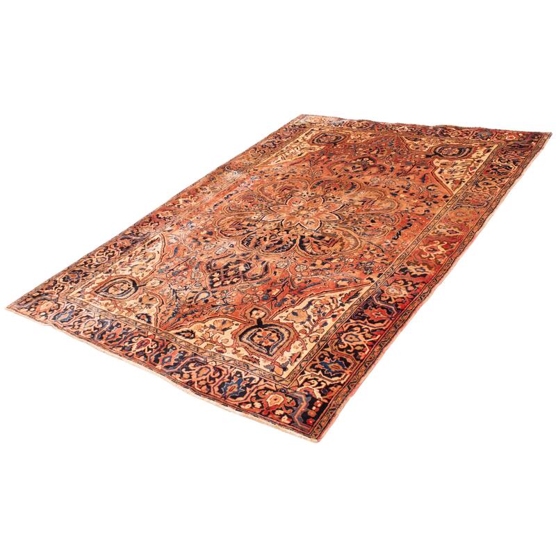 ECARPETGALLERY Hand-knotted Sarabi Copper Wool Rug - 8'2 x 11'8