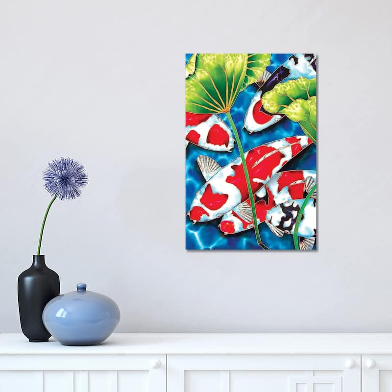 iCanvas "Lotus Garden" by Daniel Jean-Baptiste Canvas Print - 18x12x1.5