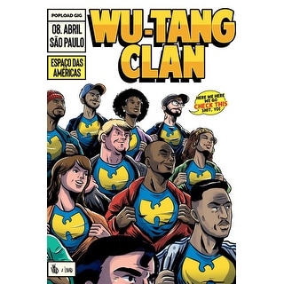 Wu Tang Clan - Superheroes Unframed Art Poster - Paper Print - Multi