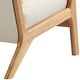preview thumbnail 10 of 161, 25" W Mid Century Upholstered Wood Accent Chair with Pillow