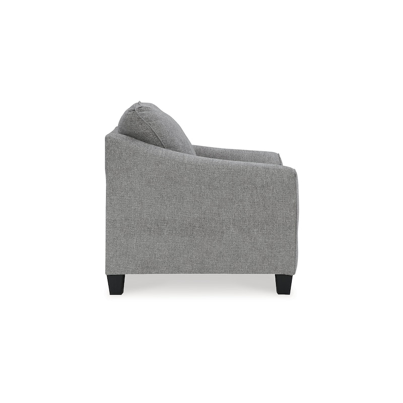 Signature Design by Ashley Mathonia Smoke Oversized Chair - 47"W x 40"D x 41"H