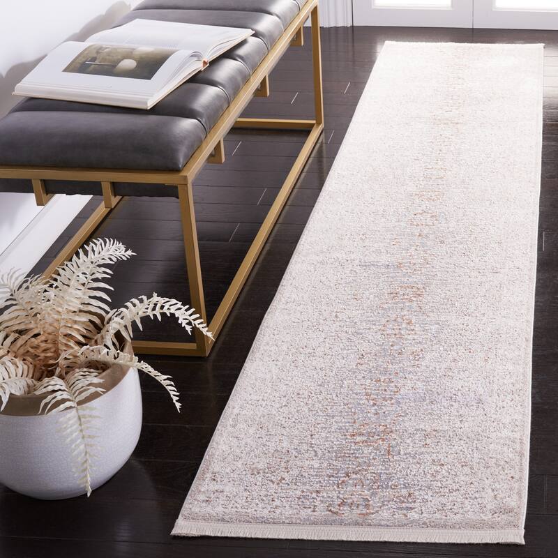 SAFAVIEH Marmara Hasina Vintage Oriental Rug - Beige/Blue Rust - 2' x 8'