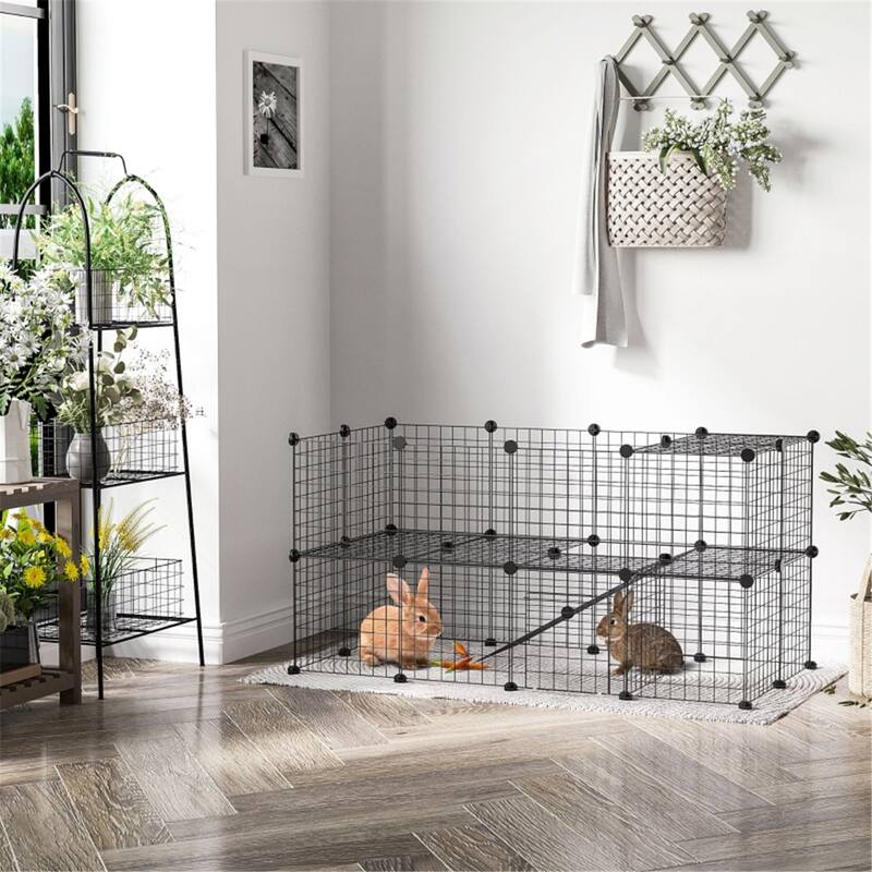 Small Animal Cage - Multi - Black 