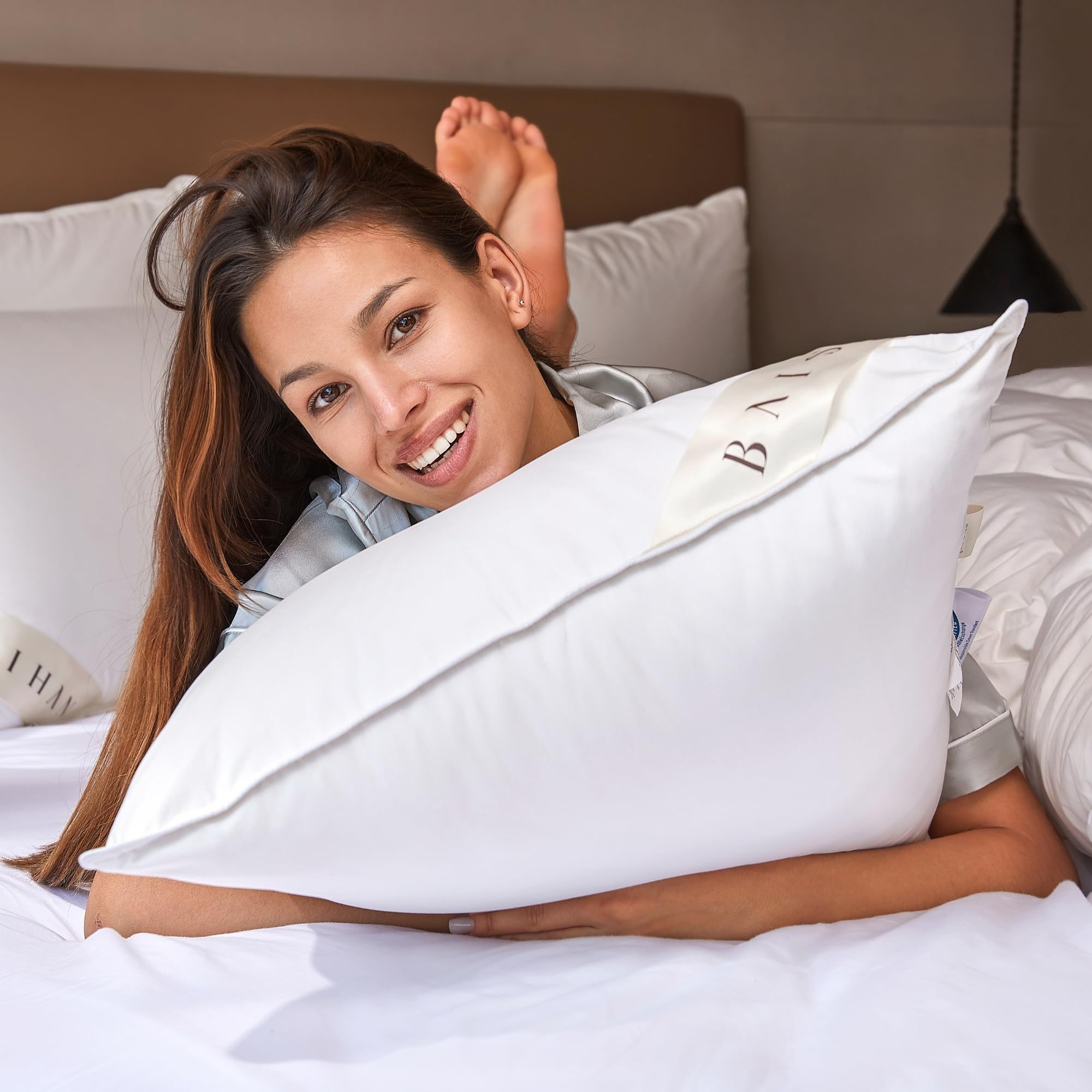 OverCloud™ Goose Down Pillows, Down Pillow for Back Sleeper