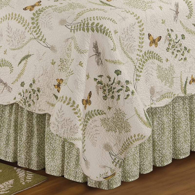 Althea Ruffled Cotton Bed Skirt