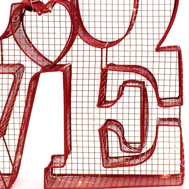 Philly "LOVE" Iron Wall Decor - 23" L x 8" W x 22.5" H