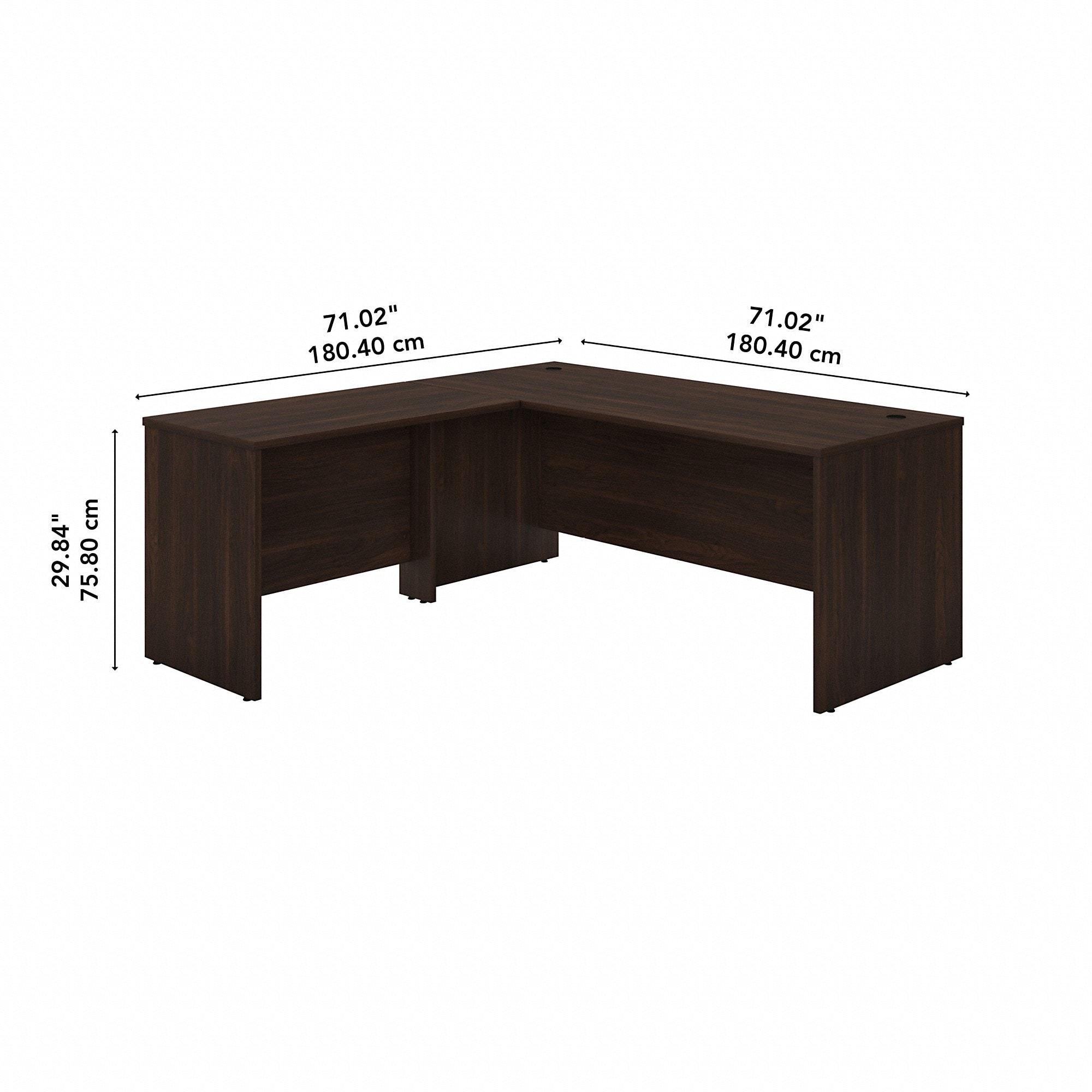 Studio l hot sale shaped desk