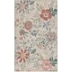 preview thumbnail 17 of 20, Nourison Washables Indoor Pink Floral Area Rug 3' x 5' - Multi - Rectangle