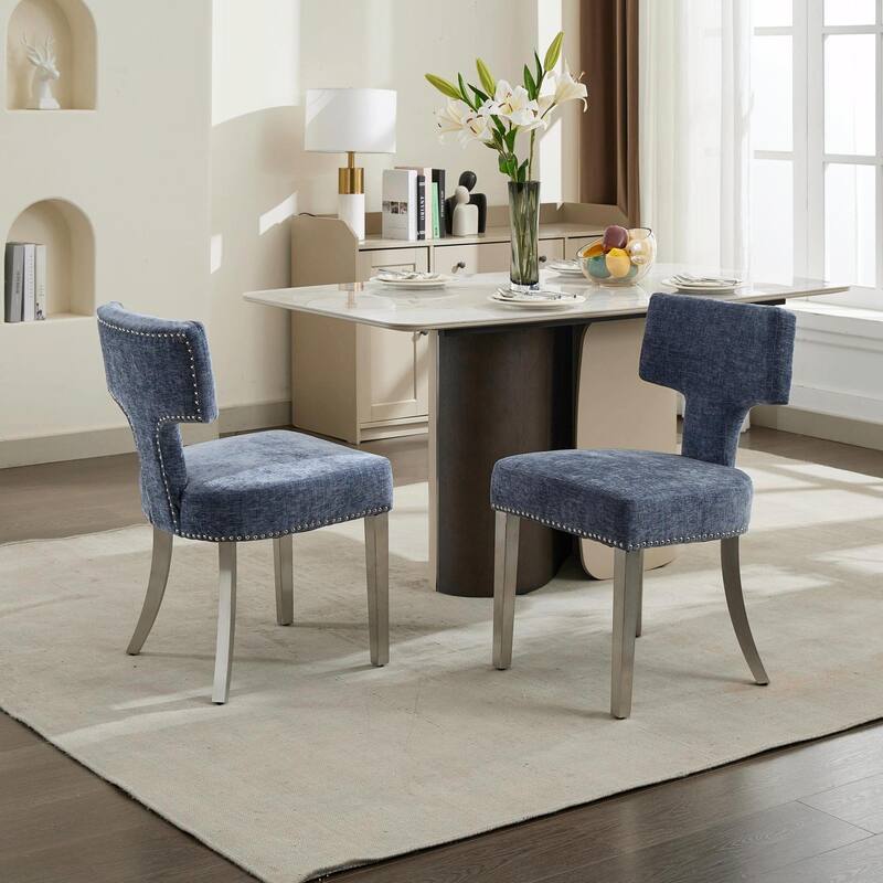 Mid Century Modern Dining Chairs Set of 2