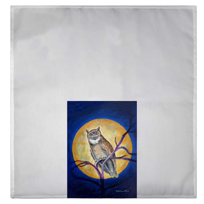 Owl in Moon Guest Towel - 20x20
