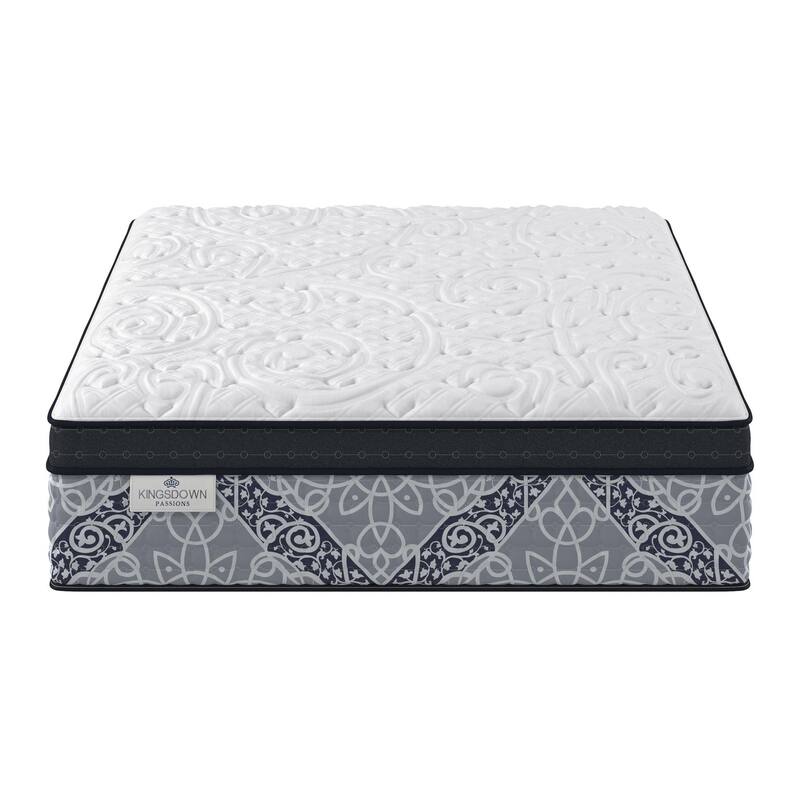 Kingsdown Passions Kelbrooke Plush Euro Pillowtop 16 inch Hybrid Mattress with Foundation Included