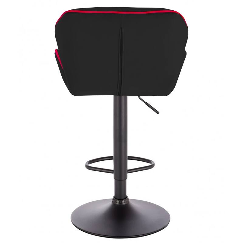Modern Home Luxe Spyder Contemporary Adjustable Suede Barstool - Modern Comfortable Adjusting Height Counter/Bar Stool