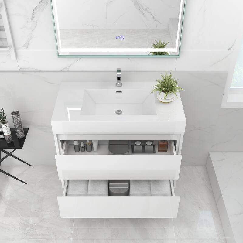 Morava 36" Floating Vanity with Single Sink - 36