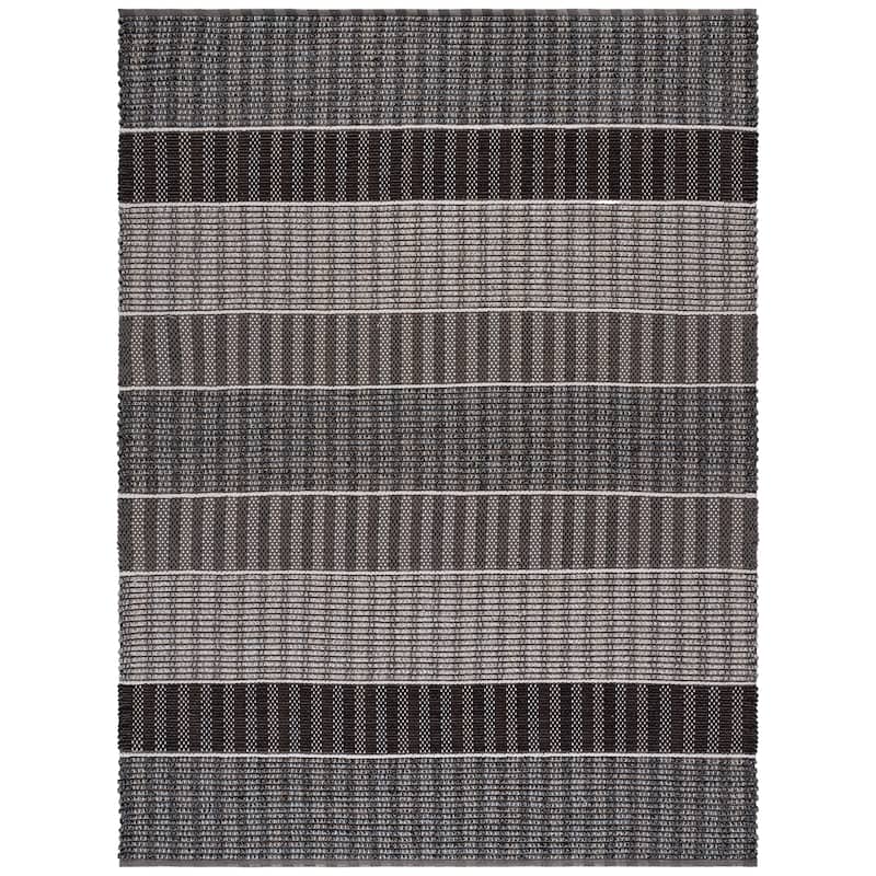 SAFAVIEH Handmade Braided Ladan Cotton Rug - 8' x 10' - Brown/Blue