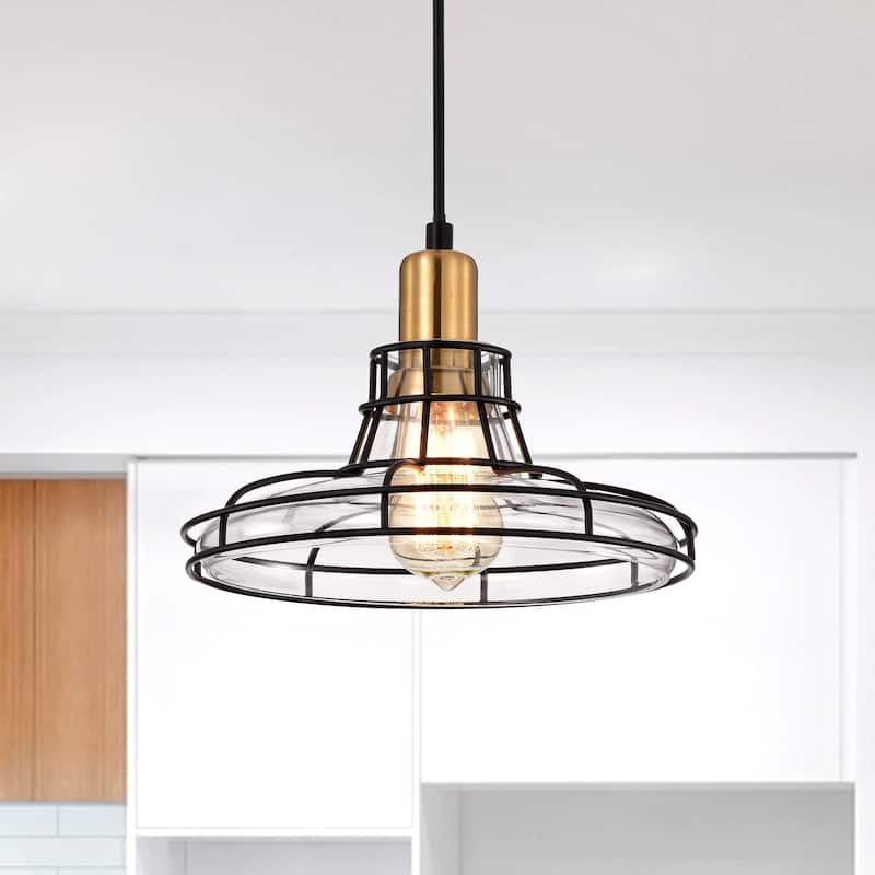 1-light Oil Rubbed Bronze Hanging Pendant