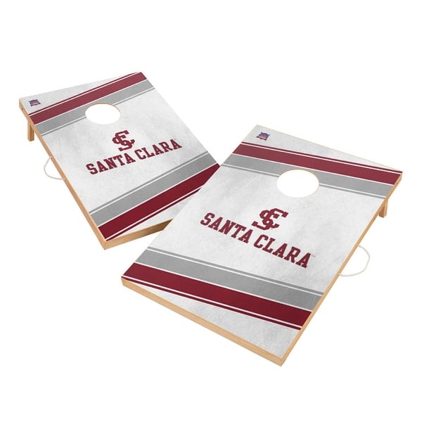 slide 2 of 5, Santa Clara University Broncos Regulation 2x4 Cornhole Set
