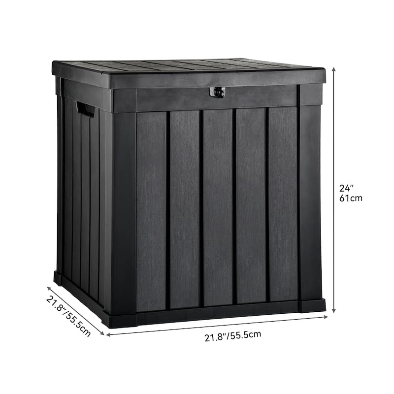 Moasis 51 Gallon Weatherproof Outdoor Storage Deck Box