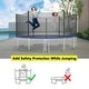 preview thumbnail 2 of 8, 8FT/10FT/15FT Trampoline Safety Net Replacement Protection Enclosure
