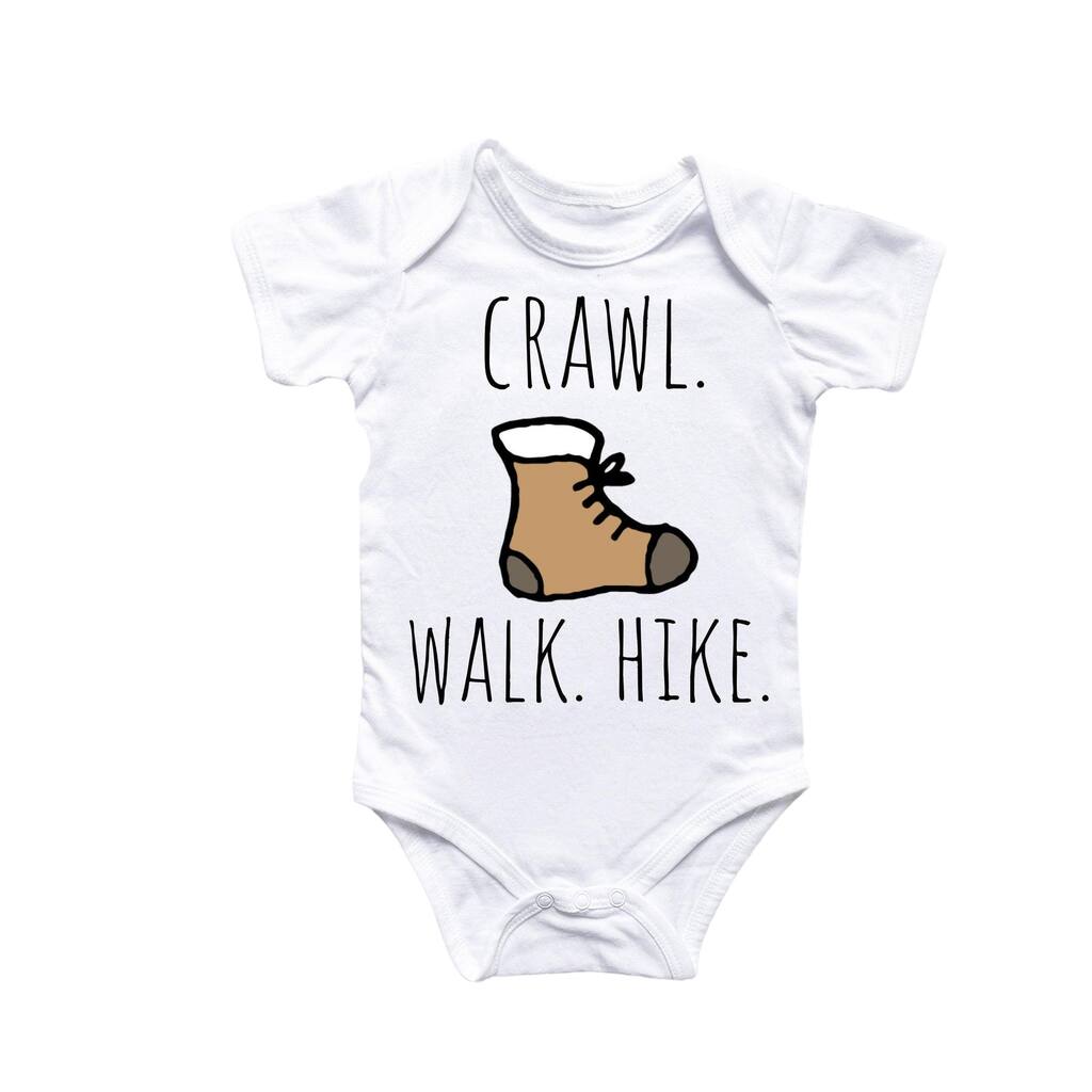 Mountain Hiking - Baby Boy Girl Clothes Infant Bodysuit Funny Cute Newborn