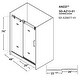 preview thumbnail 9 of 36, ANZZI Leon Brushed Nickel 48" x 76" Frameless Sliding Shower Door