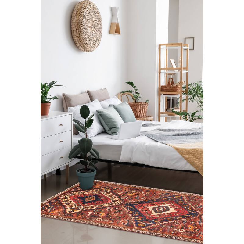 ECARPETGALLERY Hand-knotted Konya Anatolian Red Wool Rug - 4'0 x 10'9