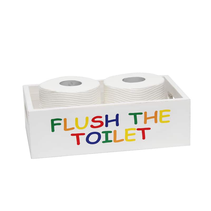 Elegant Designs Three Piece Decorative Wood Bathroom Set