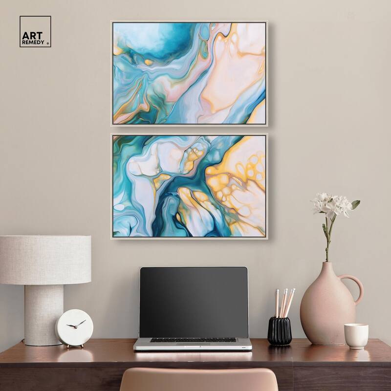 Visions Pastel III Canvas Set of 2 by Art Remedy