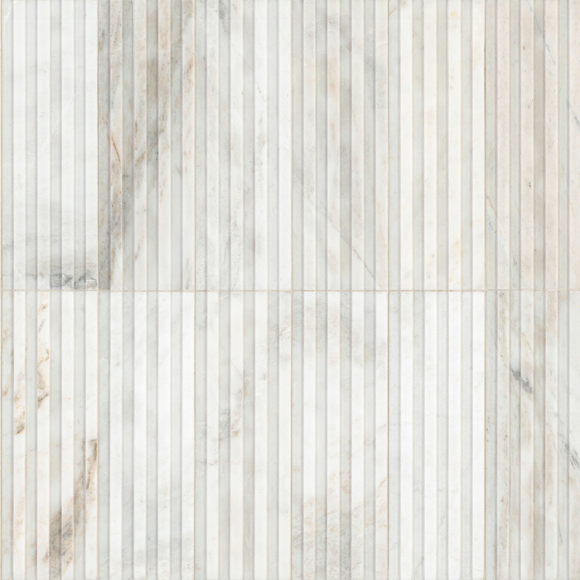 Ackland AKM-S-4X12SLTLH-CA 4" x 12" Marble Wall Tile - Honed Visual - - Castella de Blanc