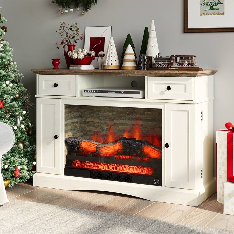 TV Stands with 28'' Fireplace