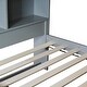 preview thumbnail 21 of 21, Twin Over Twin Bunk Bed with Bookcase Headboard, Guardrails and Ladder, Convertible to 2 Twin Beds with Shelves for Multi Childs