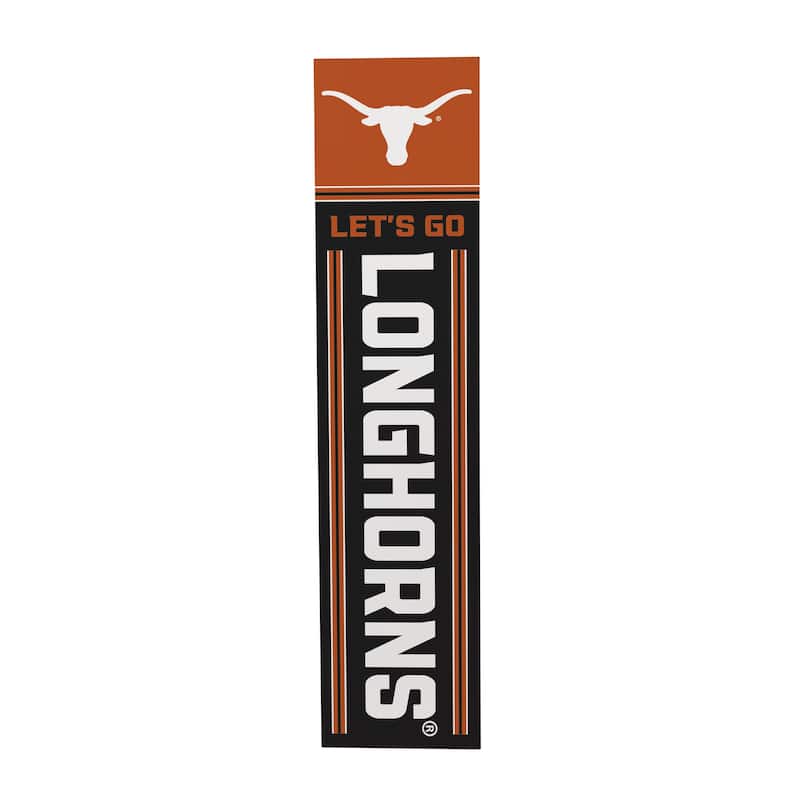 47" Double Sided Seasonal Porch Leaner, University of Texas - 47" x 11.25"