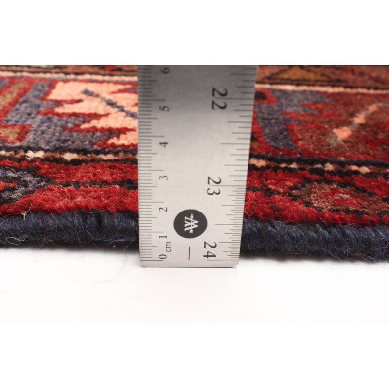 ECARPETGALLERY Hand-knotted Andelz Dark Red Wool Rug - 4'2 x 7'9