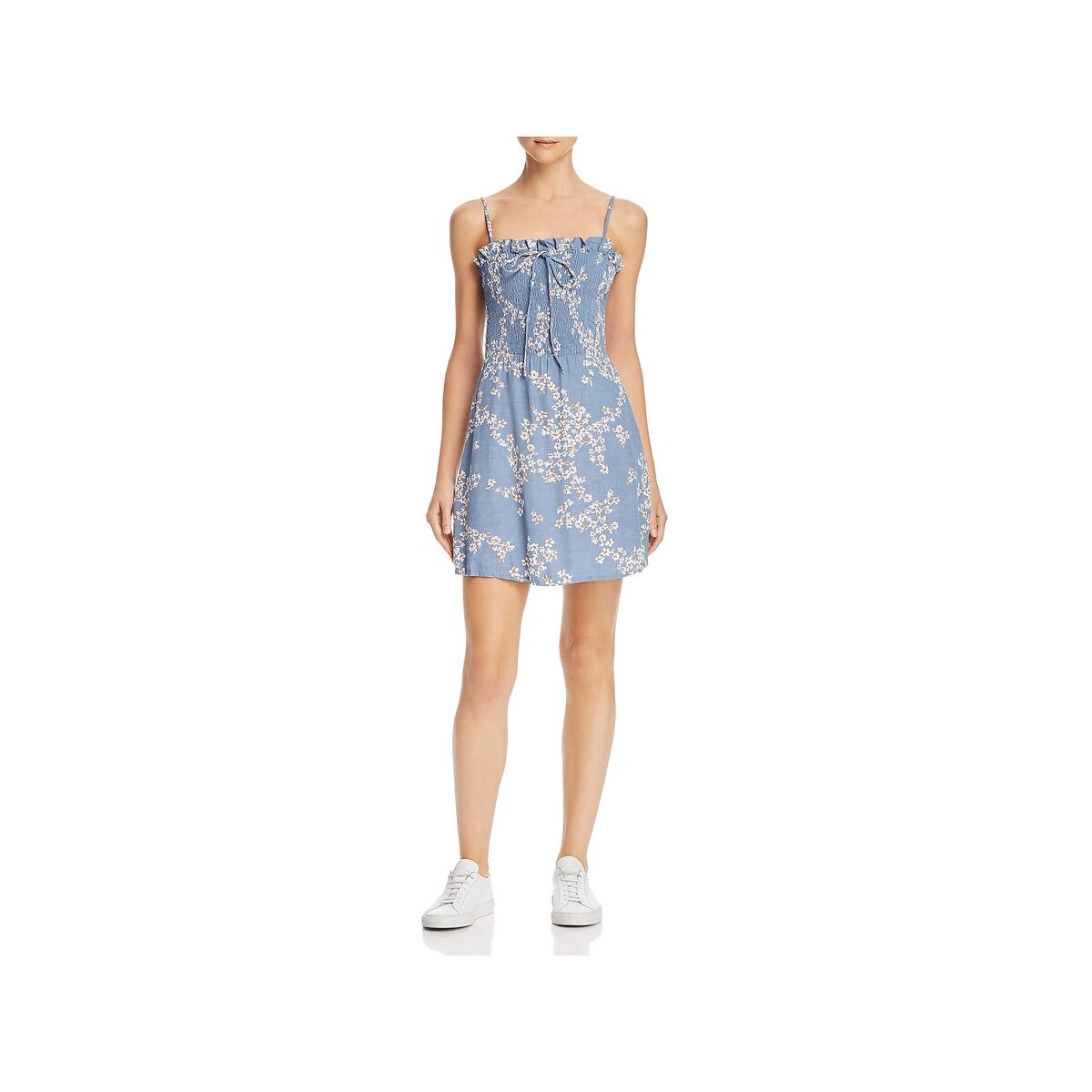 faithfull marni shirred dress