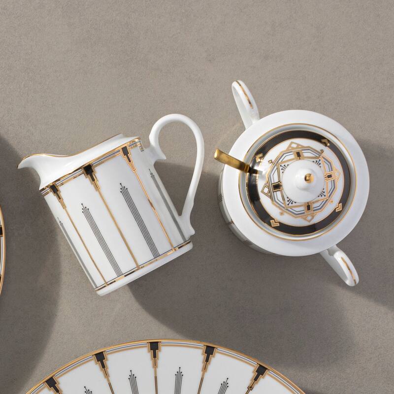 Empire Gold Sugar & Creamer Set